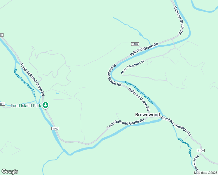 map of restaurants, bars, coffee shops, grocery stores, and more near 6774 Railroad Grade Road in Todd