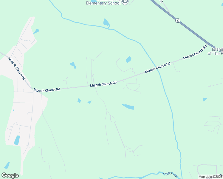 map of restaurants, bars, coffee shops, grocery stores, and more near 1578 Mizpah Church Road in Reidsville
