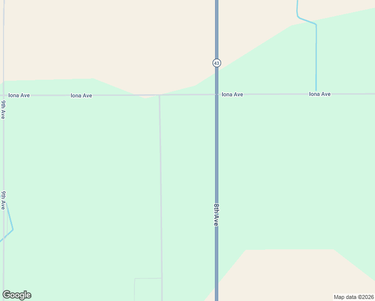 map of restaurants, bars, coffee shops, grocery stores, and more near 8251 Iona Avenue in Hanford