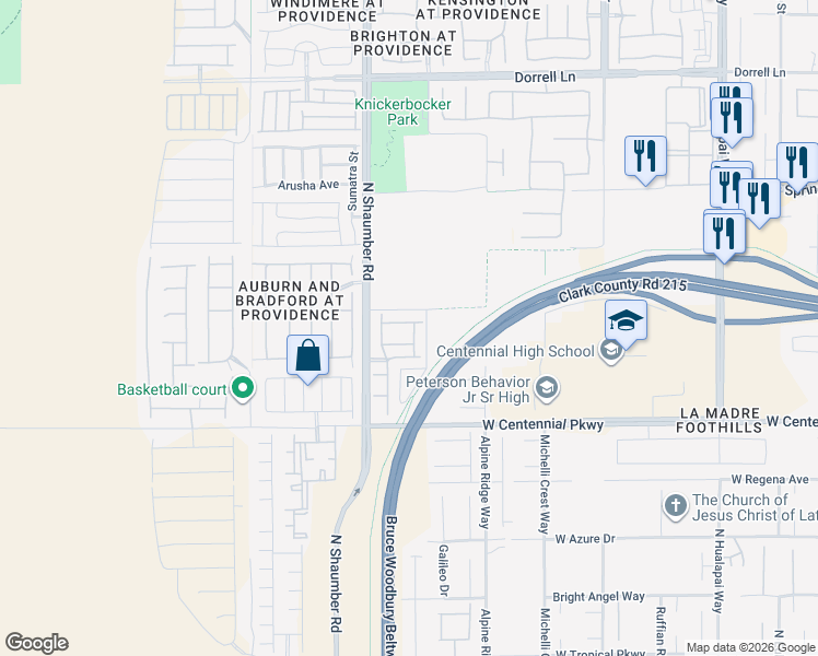 map of restaurants, bars, coffee shops, grocery stores, and more near 10559 Pelican Island Avenue in Las Vegas