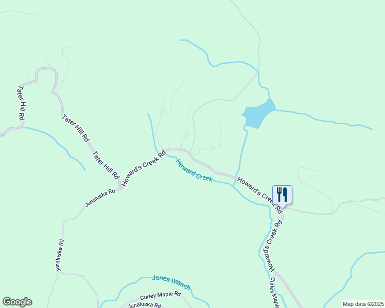 map of restaurants, bars, coffee shops, grocery stores, and more near 111 Tater Hill Estates Dr in Boone