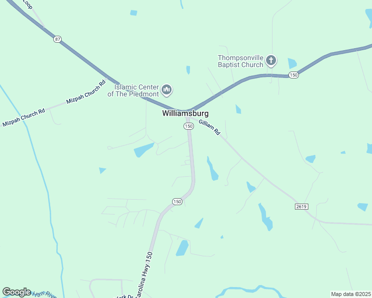 map of restaurants, bars, coffee shops, grocery stores, and more near 1570 North Carolina 150 in Reidsville