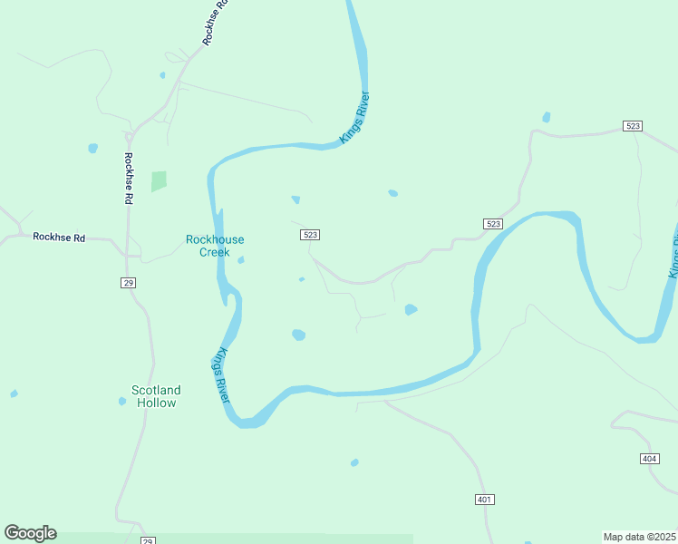 map of restaurants, bars, coffee shops, grocery stores, and more near County Road 523 in Berryville