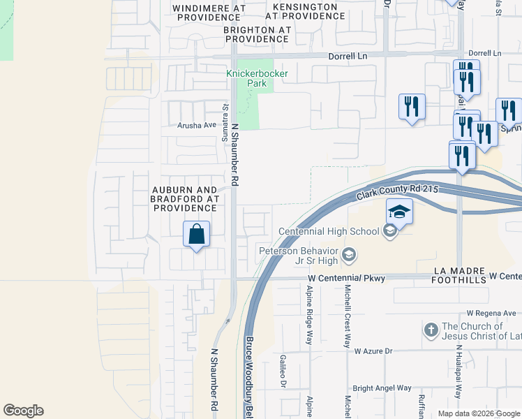 map of restaurants, bars, coffee shops, grocery stores, and more near 10564 Pelican Island Avenue in Las Vegas