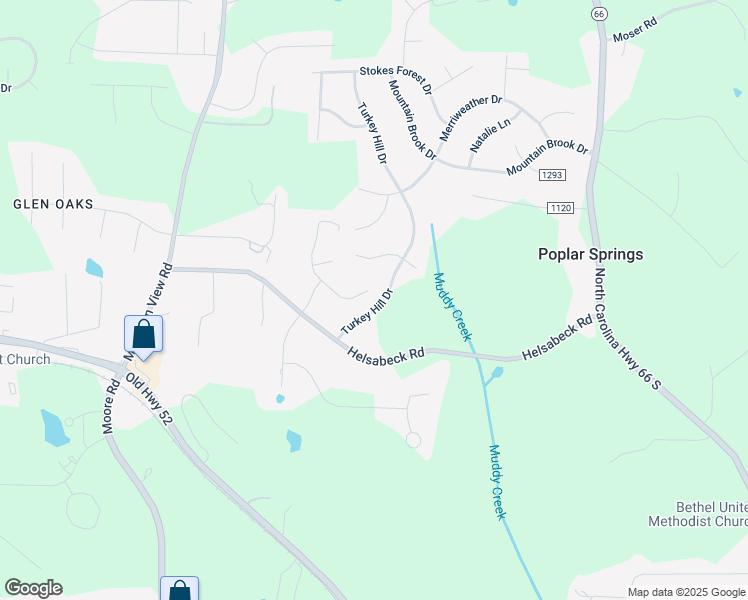 map of restaurants, bars, coffee shops, grocery stores, and more near 432 Maverick Trail Drive in King