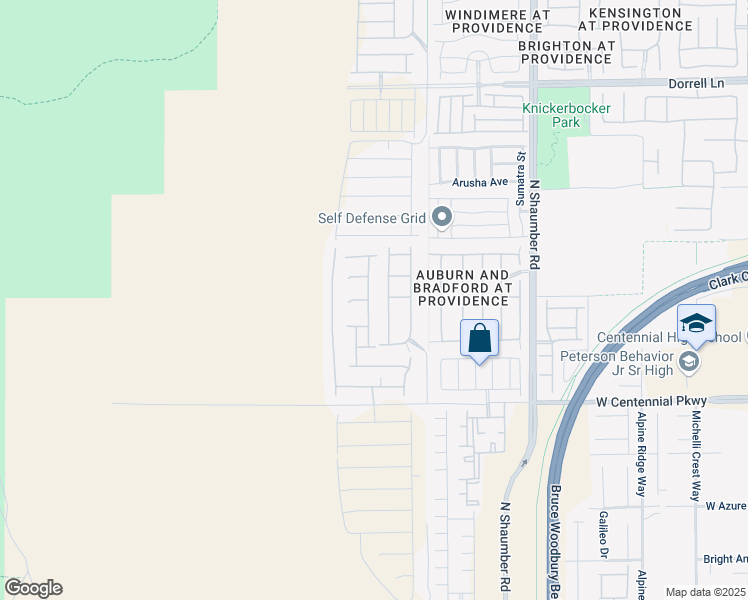 map of restaurants, bars, coffee shops, grocery stores, and more near 6544 Sandero Springs Street in Las Vegas