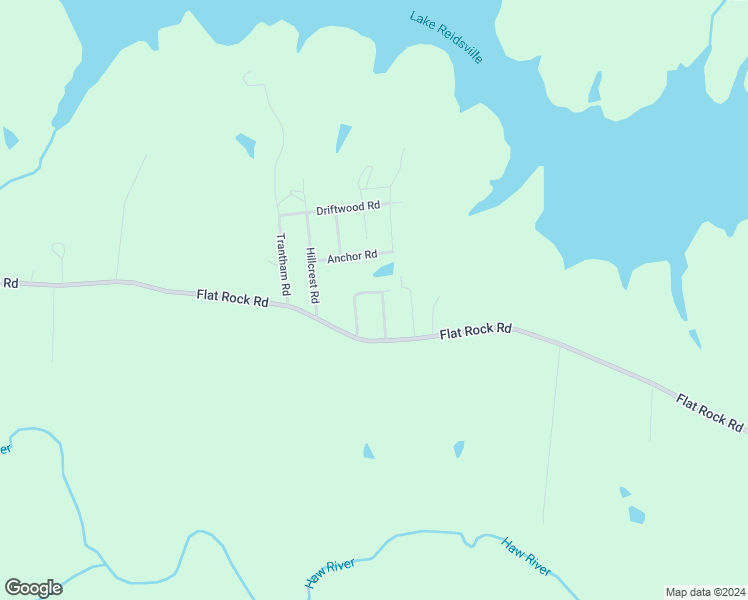 map of restaurants, bars, coffee shops, grocery stores, and more near 154 Deborah Street in Reidsville