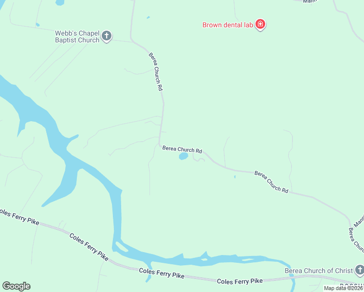 map of restaurants, bars, coffee shops, grocery stores, and more near 1339 Berea Church Road in Lebanon