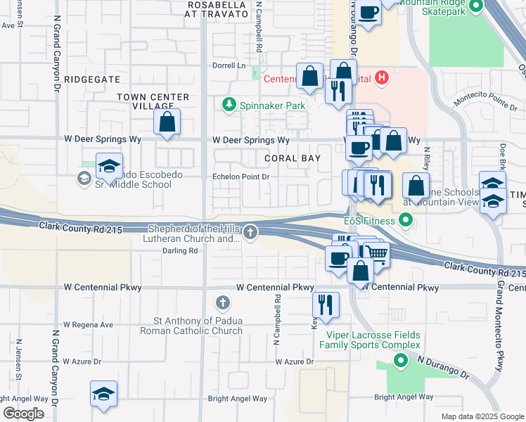 map of restaurants, bars, coffee shops, grocery stores, and more near 9035 Drummer Bay Avenue in Las Vegas