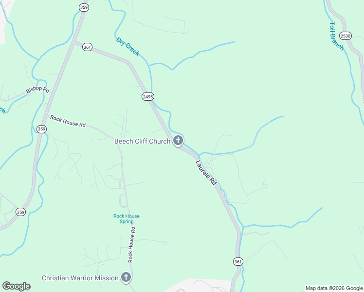 map of restaurants, bars, coffee shops, grocery stores, and more near 257 Laurels Road in Johnson City