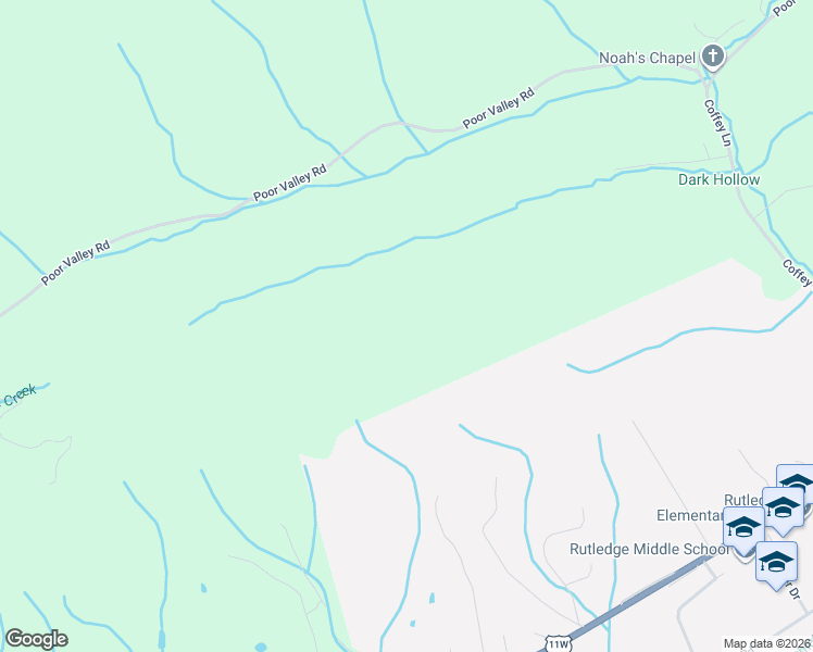 map of restaurants, bars, coffee shops, grocery stores, and more near in Rutledge