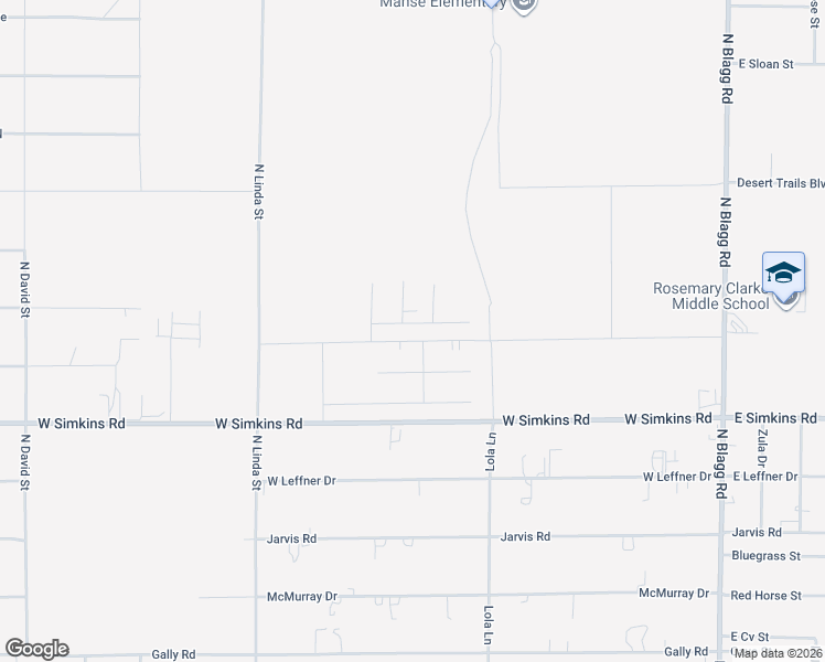 map of restaurants, bars, coffee shops, grocery stores, and more near 661 Antelope Avenue in Pahrump