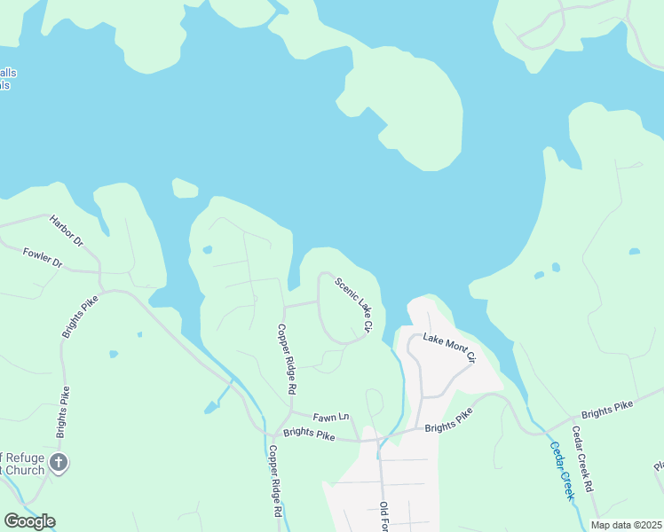 map of restaurants, bars, coffee shops, grocery stores, and more near 2870 Scenic Lake Circle in Morristown