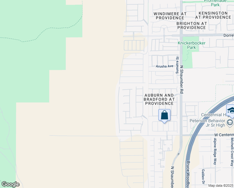 map of restaurants, bars, coffee shops, grocery stores, and more near 6593 Corsari Ridge Street in Las Vegas
