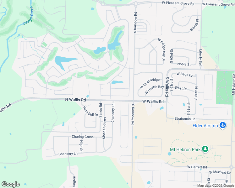 map of restaurants, bars, coffee shops, grocery stores, and more near 6612 West Inverness Drive in Rogers
