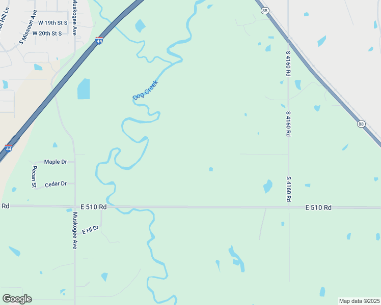 map of restaurants, bars, coffee shops, grocery stores, and more near 12699-12701 Southeast Flint Road in Claremore