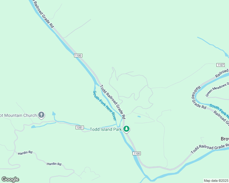 map of restaurants, bars, coffee shops, grocery stores, and more near 1898 Panorama Drive in Todd