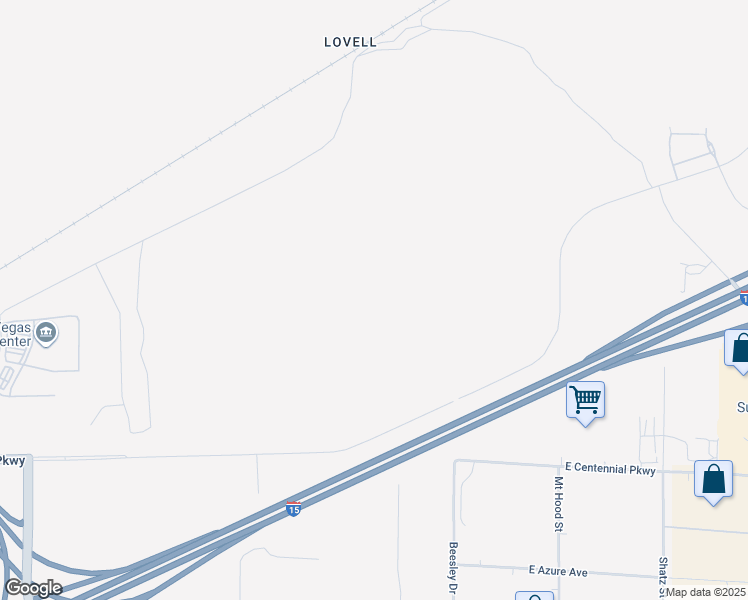map of restaurants, bars, coffee shops, grocery stores, and more near 6050 East North Belt Road in Las Vegas