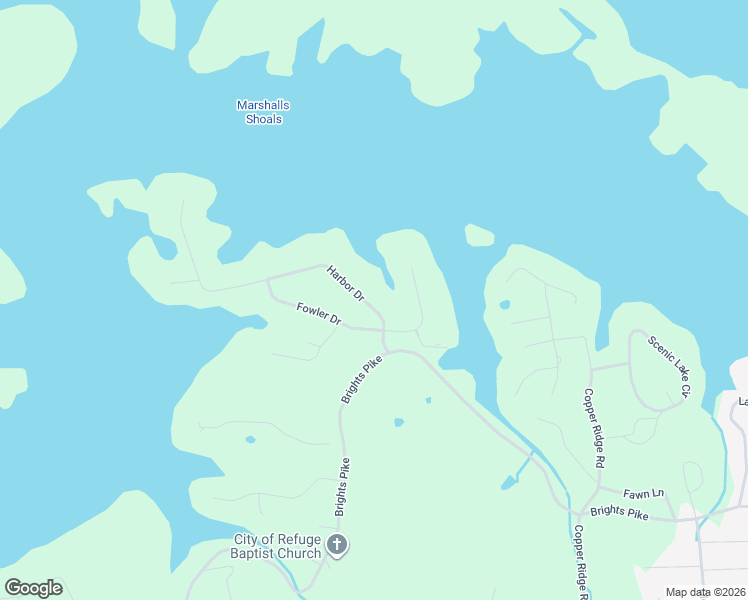 map of restaurants, bars, coffee shops, grocery stores, and more near 4812 Harbor Drive in Morristown