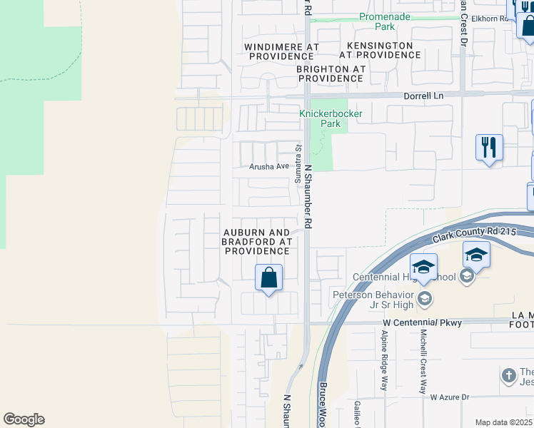 map of restaurants, bars, coffee shops, grocery stores, and more near 10704 Sheepshead Bay Avenue in Las Vegas