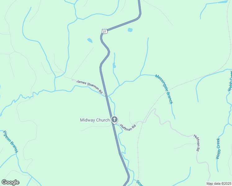 map of restaurants, bars, coffee shops, grocery stores, and more near 9320 Morgan County Highway in Sunbright