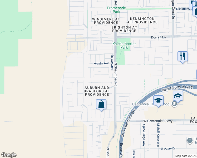 map of restaurants, bars, coffee shops, grocery stores, and more near 10819 Leatherstocking Avenue in Las Vegas