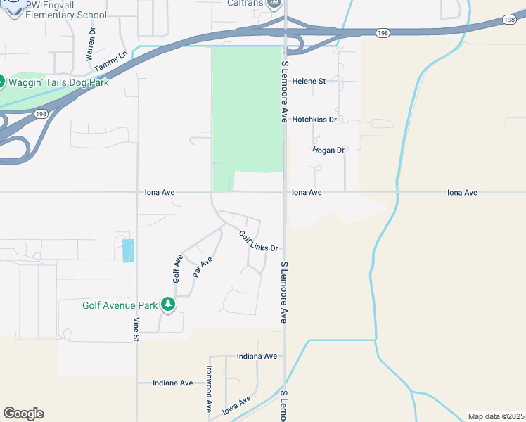 map of restaurants, bars, coffee shops, grocery stores, and more near 110 Lake Drive in Lemoore