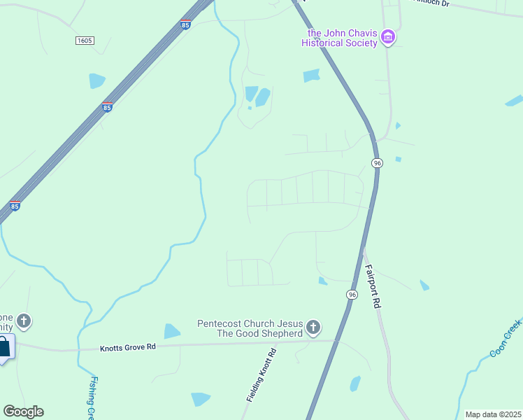 map of restaurants, bars, coffee shops, grocery stores, and more near 103 Shelfit Trail in Oxford