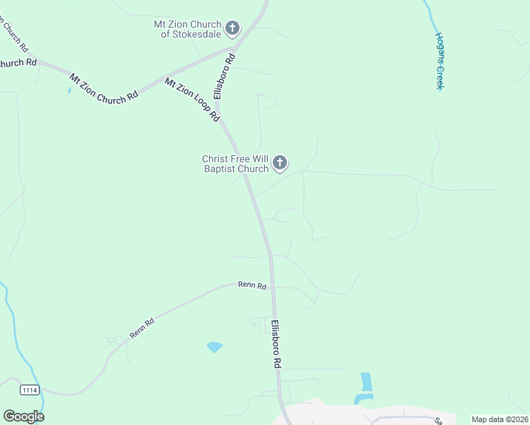 map of restaurants, bars, coffee shops, grocery stores, and more near 143 Cazzie Drive in Stokesdale