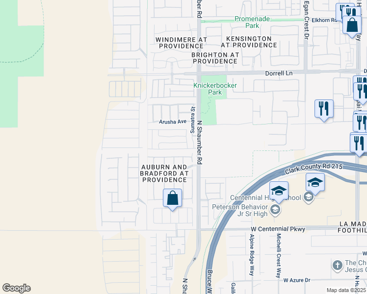 map of restaurants, bars, coffee shops, grocery stores, and more near 10738 Leatherstocking Avenue in Las Vegas
