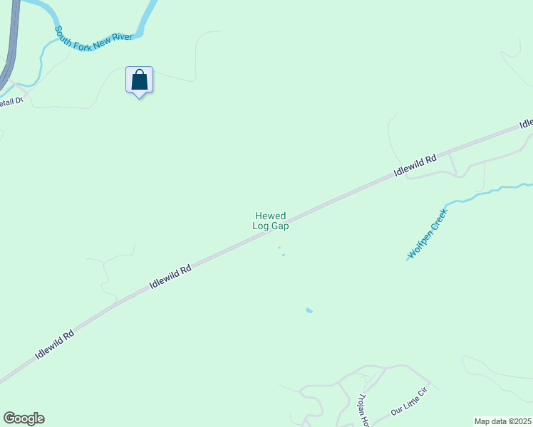 map of restaurants, bars, coffee shops, grocery stores, and more near 6142 Idlewild Road in Fleetwood