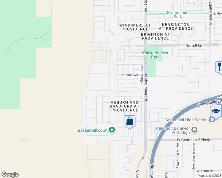 map of restaurants, bars, coffee shops, grocery stores, and more near 6722 Sweet Bay Street in Las Vegas