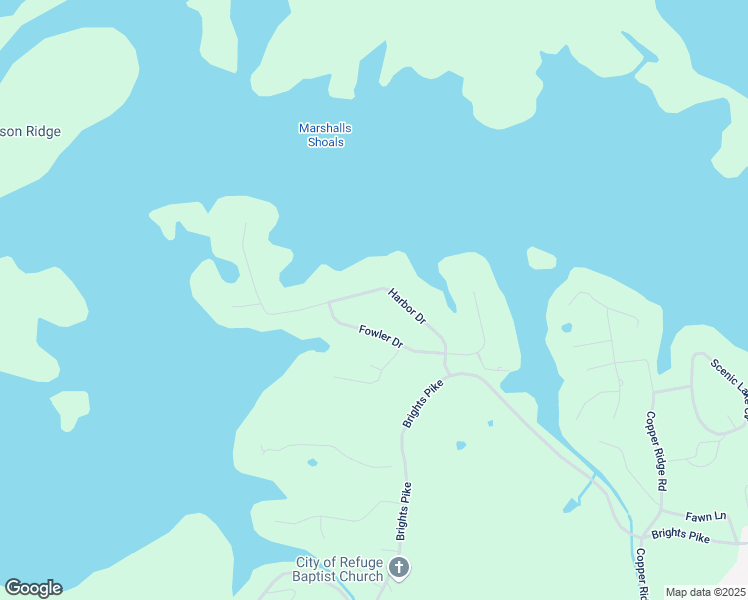 map of restaurants, bars, coffee shops, grocery stores, and more near 4718 Harbor Drive in Morristown