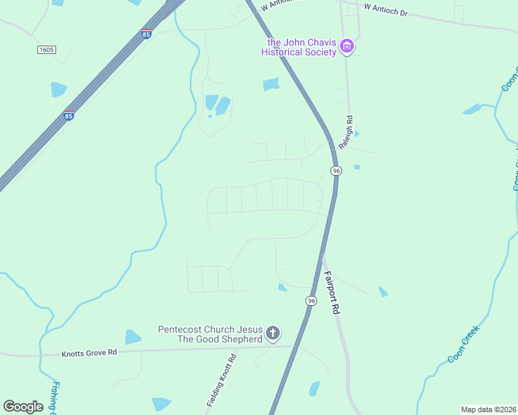 map of restaurants, bars, coffee shops, grocery stores, and more near 5039 North Carolina 96 in Oxford