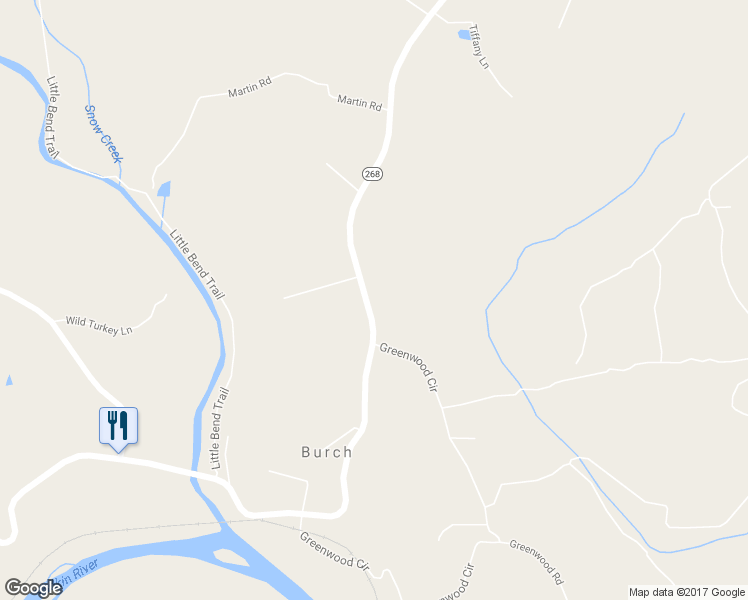 map of restaurants, bars, coffee shops, grocery stores, and more near 10061 North Carolina 268 in Elkin