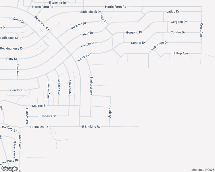 map of restaurants, bars, coffee shops, grocery stores, and more near 2241 Onyx Place in Pahrump