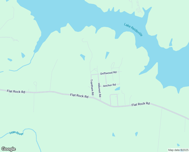 map of restaurants, bars, coffee shops, grocery stores, and more near 100 Driftwood Road in Reidsville