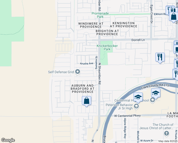 map of restaurants, bars, coffee shops, grocery stores, and more near 10753 Cather Avenue in Las Vegas