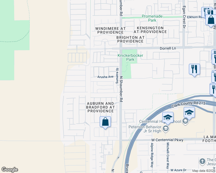 map of restaurants, bars, coffee shops, grocery stores, and more near 10753 Cather Avenue in Las Vegas