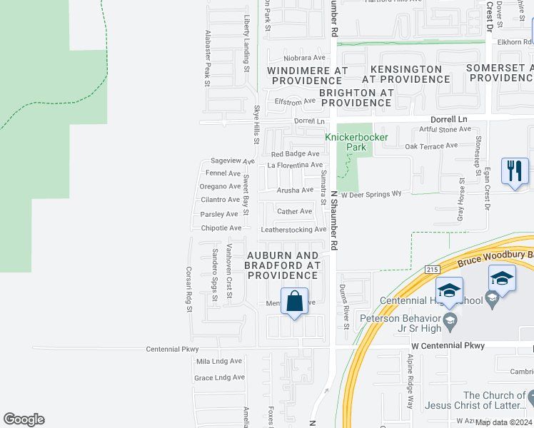 map of restaurants, bars, coffee shops, grocery stores, and more near 6746 Haymarket Street in Las Vegas