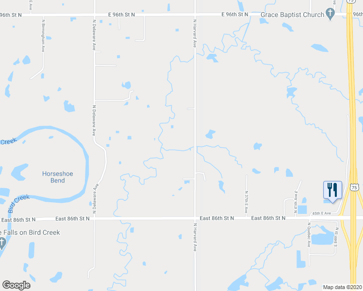 map of restaurants, bars, coffee shops, grocery stores, and more near 8918 North Harvard Avenue in Sperry