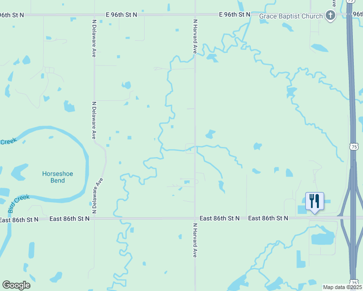 map of restaurants, bars, coffee shops, grocery stores, and more near 8918 North Harvard Avenue in Sperry