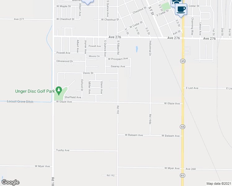 map of restaurants, bars, coffee shops, grocery stores, and more near 519 Self Court in Exeter