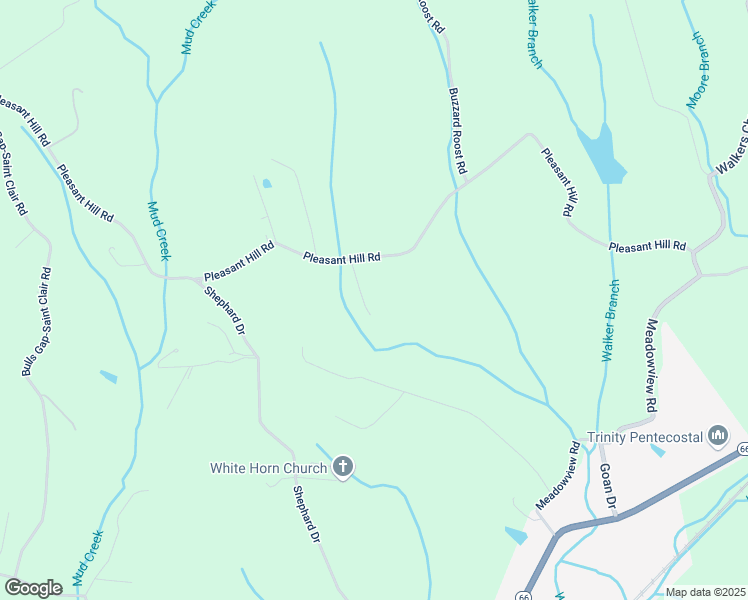 map of restaurants, bars, coffee shops, grocery stores, and more near 651 Pleasant Hill Road in Bulls Gap
