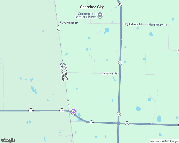 map of restaurants, bars, coffee shops, grocery stores, and more near 24658 Lamphear Road in Gentry