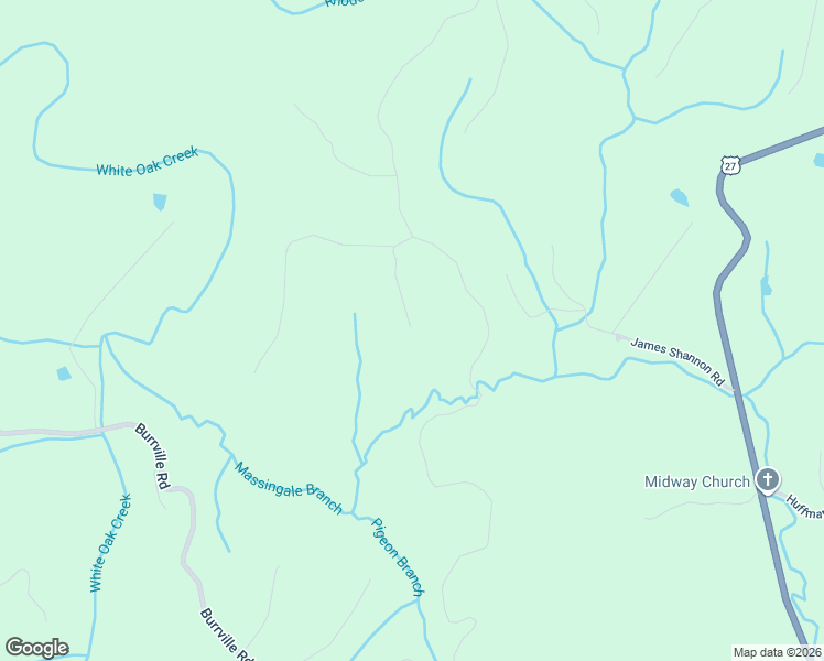 map of restaurants, bars, coffee shops, grocery stores, and more near 119-155 Henry Ashbrook Road in Sunbright