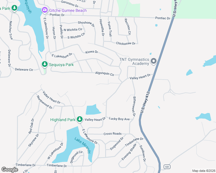 map of restaurants, bars, coffee shops, grocery stores, and more near 140 Moore Road in Highland