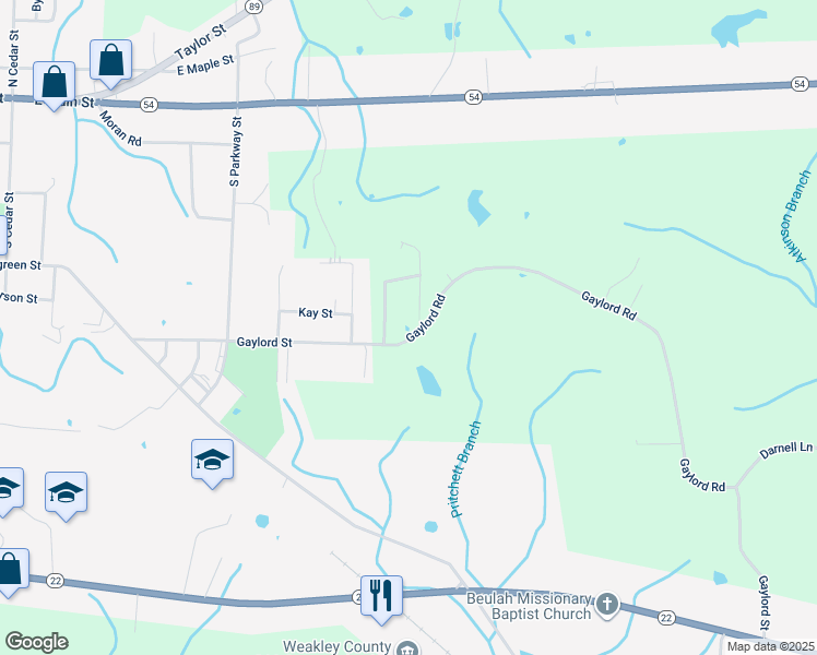 map of restaurants, bars, coffee shops, grocery stores, and more near 1150 Gaylord Road in Dresden