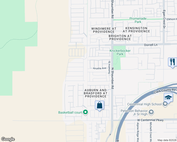 map of restaurants, bars, coffee shops, grocery stores, and more near 6839 Pipil Street in Las Vegas