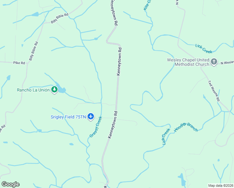 map of restaurants, bars, coffee shops, grocery stores, and more near 1154 Kenneytown Road in Greeneville